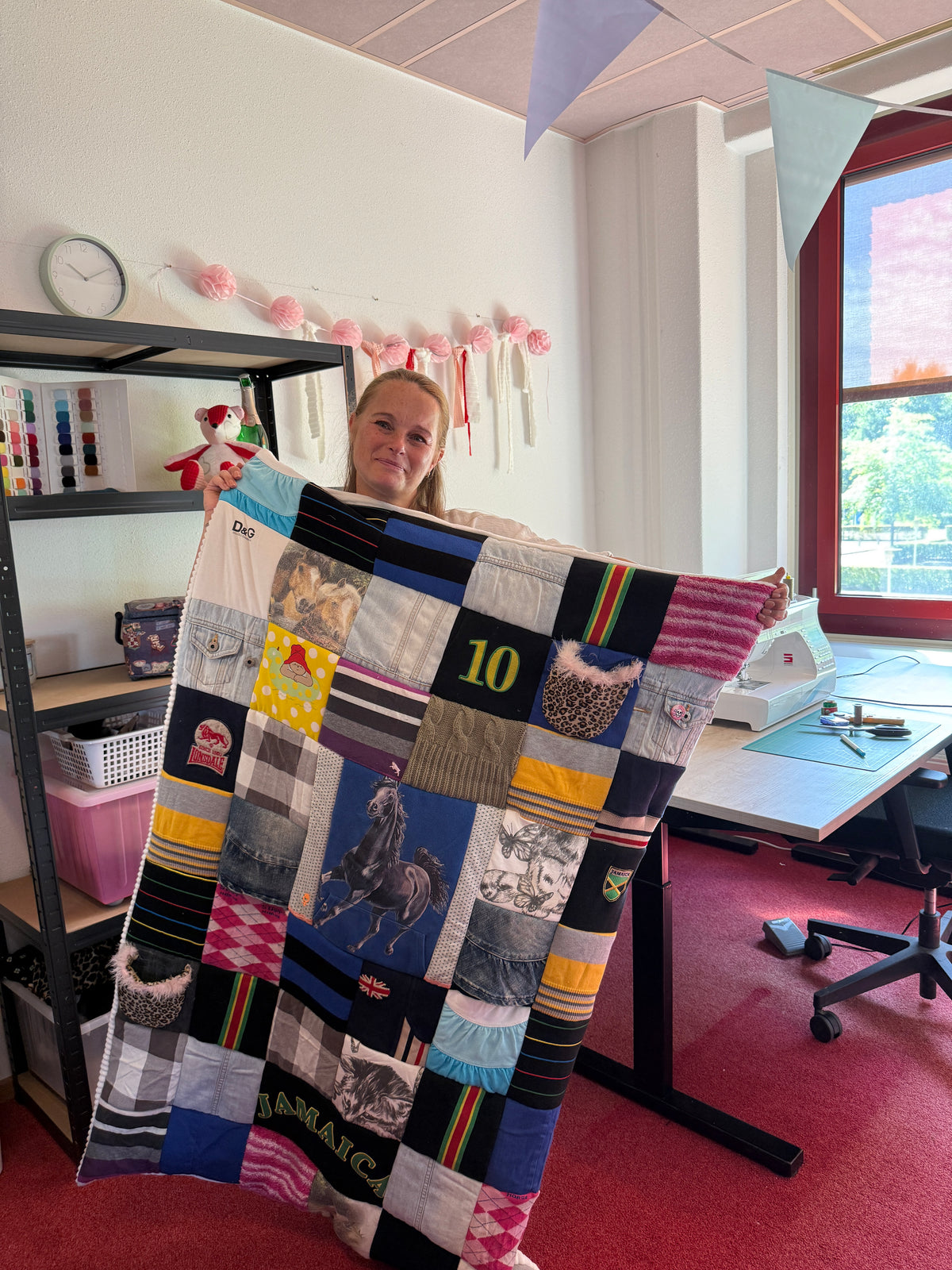 Een herinneringsdeken van de kleding van jouw dierbare
